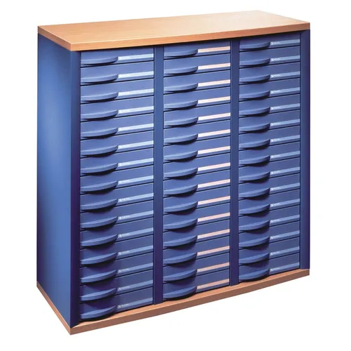 Resim Rexel Stratis Dosya Dolabı 45x55mm, 3 Sütunlu