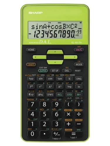 Karşılaştırma Sharp EL-520X Cep Bilimsel Hesap Makinesi - Siyah/Mor {request()->input('language_config')['common']['with']} Sharp EL-531TH Cep Bilimsel Hesap Makinesi - Siyah/Yeşil