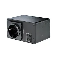 Resim StarTech.com Konferans Masası Güç Soketi Modülü - 1x C13 Soket 2x USB Bağlantı Noktalı
