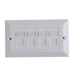 Lanview LVN126188UK 4 Bağlantı Noktalı RJ-45 Soket Kutusu Beyaz