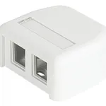 Legrand 404HDJ2-88 Elektrik Priz Kutusu RJ-45 Beyaz Plastik