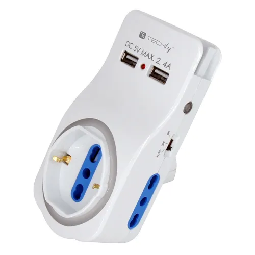 Karşılaştırma Buffalo BSTAPD02WH Güç Fişi Adaptörü {request()->input('language_config')['common']['with']} Techly IUPS-PCP-LIGHT-USB Universal Fiş Adaptörü USB Şarjlı Beyaz