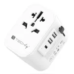 Techly I-TRAVEL-11TYWH Evrensel Seyahat Güç Adaptörü Beyaz