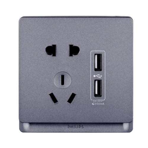 Karşılaştırma Ochno O-DO-100-M-2 Tekli Priz {request()->input('language_config')['common']['with']} Philips 6947939163540 Gri Priz