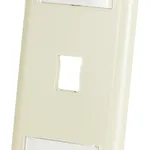 Legrand HDJ 1 Port Tekli Çerçeve Etiketli - Beyaz, ABS Plastik