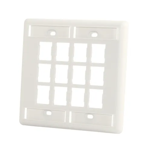 Karşılaştırma Legrand HDJ 6 Port Çift Gang Yüz Plakası {request()->input('language_config')['common']['with']} Legrand TracJack Yüz Plakası Keystone Aksesuarı Plastik Beyaz