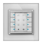 Vivolink VLCP8B 8 Modül 8 Düğmeli Push-button Panel Beyaz