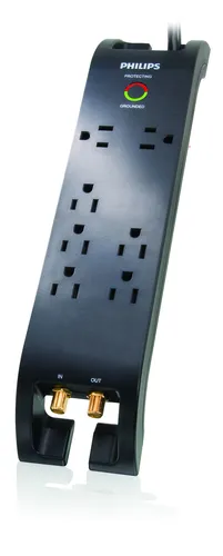 Resim Philips SPP5074B/17 5'li Çoklu Priz Koruyucu