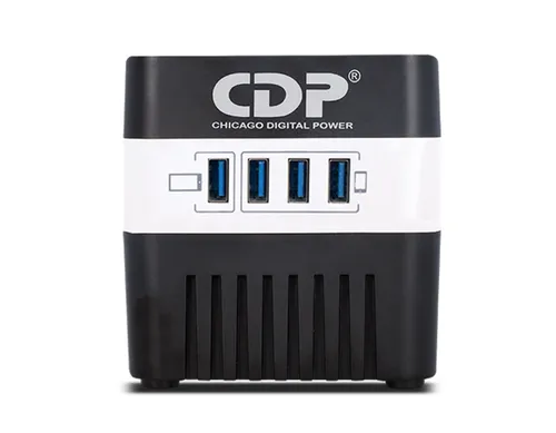 Karşılaştırma CDP R-AVR1808i Otomatik Voltaj Regülatörü 1800VA/1000W, 8 Priz, 175 Joule Aşırı Gerilim Koruması İle CDP RU-AVR604i Otomatik Voltaj Regülatörü 600VA/300W, 4 Priz