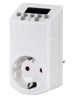 Hama Mini Elektrik Zamanlayıcı (10A, 230V, 50Hz, Beyaz)