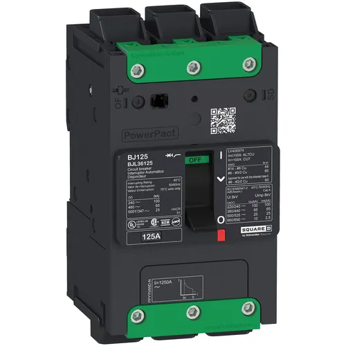 Resim Schneider Electric QO116L125PG 16 Bölmeli 125 Amper Ana Kesicili Elektrik Dağıtım Panosu