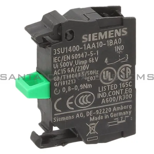 Resim Siemens 3SU14002AA101BA0 Elektrik Panosu Bağlantı Elemanı