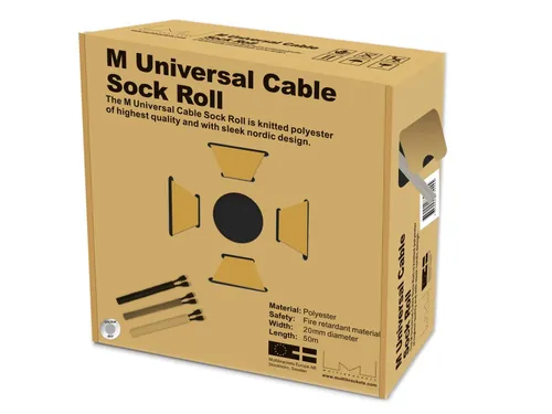 Karşılaştırma Multibrackets Universal Kablo Kılıfı Rulo Gümüş 20mm Genişlik 50m Uzunluk {request()->input('language_config')['common']['with']} Multibrackets Evrensel Kendinden Sarılabilen Temel Kablo Kılıfı - 19mm Çap, 50m Uzunluk, Siyah
