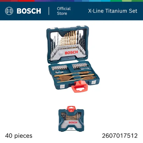 Resim Bosch X-Line 40 Parça Titanyum Matkap Ucu ve Vidalama Uç Seti