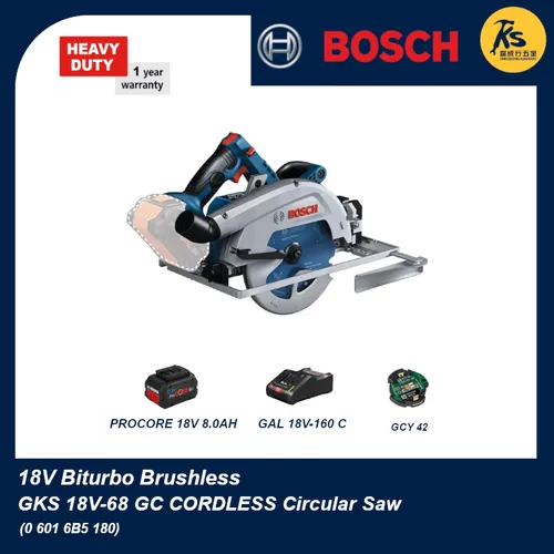 Resim Bosch 0 601 6B5 030 Taşınabilir Daire Testere 19cm Bıçak, 1800W