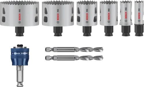 Resim Bosch 2 608 594 191 6 Parça HSS Bi-Metal Delik Testeresi Seti