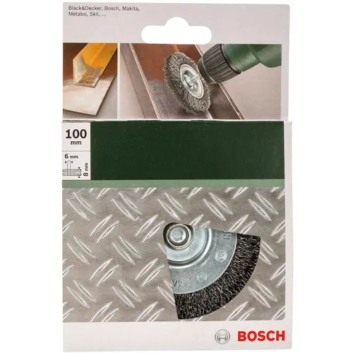 Resim Bosch 2609256532 10 cm Açılı Taşlama Makinesi İçin Tel Fırça