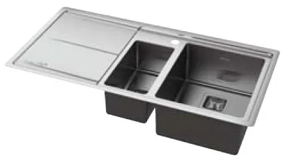 Resim Whirlpool FS 1051 IXL/LH Paslanmaz Çelik Mutfak Evyesi