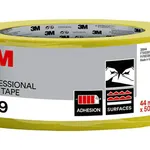 3M PT39944 Kumaş Kanal Bandı Sarı 50m