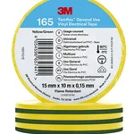 3M 165YG1E Elektrik Bandı - Sarı/Yeşil, 1.65cm x 10m