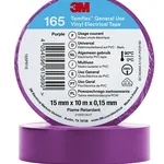 3M 165PR1E Elektrik Bandı - 25.4 mm x 9.1 m, Vinil, 600V, Alev Geciktirici