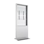 Multibrackets M Pro Series 55" Totem Zemin Standı Ekran Kabini, Beyaz