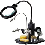 Techly I-TOOL-SD-241TY LED Aydınlatmalı Büyüteç Lamba
