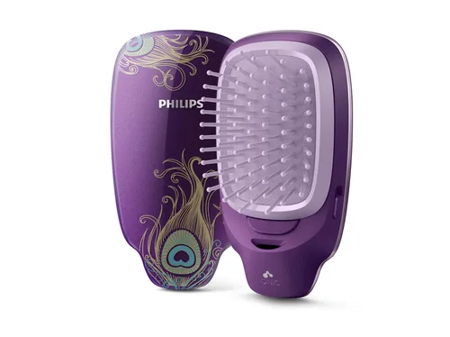 Resim Philips EasyShine HP4722 Universal Saç Fırçası ve Tarak, Violet