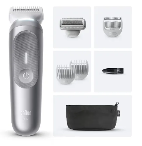 Karşılaştırma Braun Body Groomer Series 3 BG3350 Islak & Kuru Elektrikli Vücut Kıl Tüy Kesme Makinesi İle Braun Vücut Tüy Düzeltici Series 7 BG7550 Islak ve Kuru Tüy Bakım Makinesi