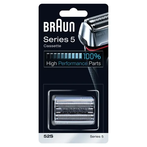 Resim Braun Series 5 52S Gümüş Elektrikli Tıraş Makinesi Başlığı Yedek Kaset
