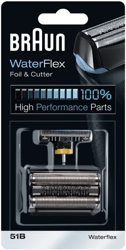 Resim Braun WaterFlex 51B Yedek Tıraş Başlığı Islak/Kuru Tıraş Makineleri İçin