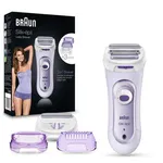 Braun Silk-épil 81653272 Kadın Epilasyon ve Tüy Alma Sistemi - 4 Başlık, Düzeltici Aparat, Mor/Beyaz