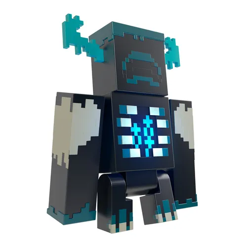 Karşılaştırma Minecraft Steve ve Zırhlı At Figürleri Seti İle Minecraft Warden Aksiyon Figürü Işık, Ses ve Aksesuarlarla