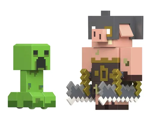 Resim Minecraft Legends 2'li Figür Figürleri Koleksiyonu - Koleksiyonluk Video Oyunu Figürleri