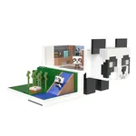 Minecraft Mob Head Minis Panda Oyun Evi Oyun Seti - Koleksiyon Figür Seti