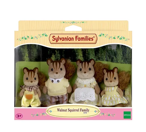 Karşılaştırma Sylvanian Families 5532 Minyatür Bebek Evi Aksesuar Seti İle Sylvanian Families Ceviz Sincabı Ailesi Oyuncak Seti