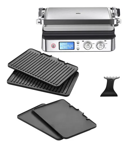 Resim Braun MultiGrill 9 CG 9043 Çok Fonksiyonlu Izgara 6 Farklı Plaka ile