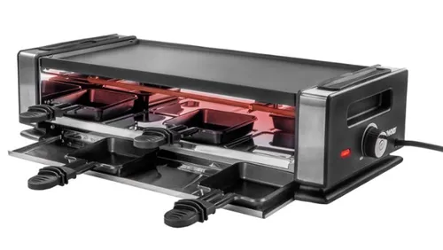 Resim Unold 48730 Raclette Grill - 1200W, 8 Kişilik, Siyah/Paslanmaz Çelik