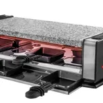 Unold 48760 Raclette Grill 8 Kişilik 1200W Siyah/Paslanmaz Çelik