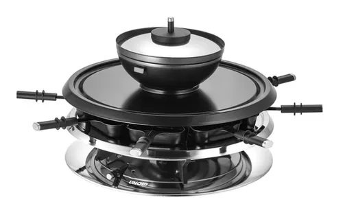 Resim Unold 48726 Çift Taraflı Izgara Plakalı ve Yapışmaz Kaplamalı Raclette Izgarası