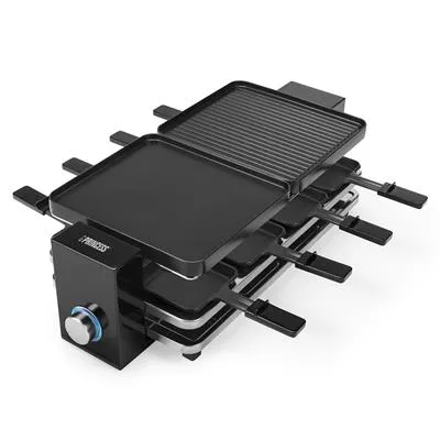 Resim Princess 162925 Piano Black 8 Kişilik Raclette Izgara