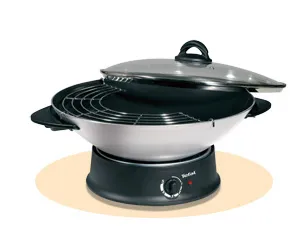 Resim Tefal WO3000 Elektrikli Wok (1700W, 5L Kapasite, Yapışmaz Yüzey)