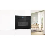 Bosch Serie 8 CSG958DB1 Buharlı Fırın 4D Sıcak Hava Tam Buhar Fonksiyonlu