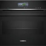 Siemens iQ700 CS736G1B1F 60cm Ankastre Buharlı Fırın 30L 1300W Mikrodalga FullTouch Kontrol