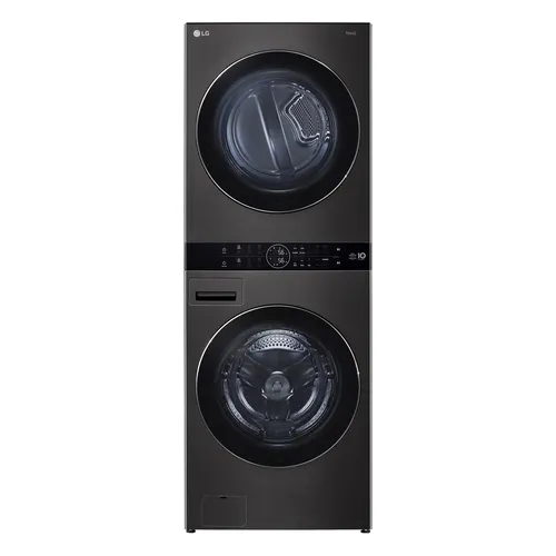 Resim LG WashTower AI Direct Drive™ WT1716BBTNE 17kg Çamaşır Kurutma Makinesi - Platin Siyah - E / A+++ Enerji Sınıfı
