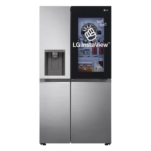Resim LG GSXV80PZLE InstaView Yan Yana Buzdolabı Derin Dondurucu