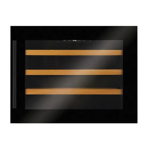 Resim CDA FWV452BL Tezgah Altı Şarap Dolabı 45cm 21 Şişe Siyah
