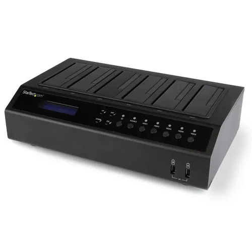 Resim StarTech.com USB 3.0 / eSATA 6 Yuvalı HDD/SSD Çoğaltıcı Dock (1:5 Klonlayıcı/Silici)