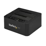 StarTech.com SATADOM DOCK122U33EB Çift 2.5"/3.5" SATA SSD/HDD Klonlayıcı ve Silici (USB 3.0)