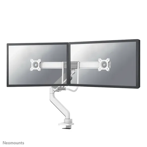 Resim Neomounts DS75-450WH2 Gazlı Amortisörlü Monitör Kolu 17-32 inç Ekran Boyutu Üstten Sabitlemeli 180° Durduruculu Beyaz